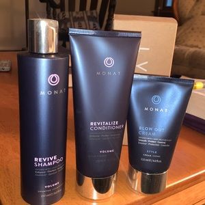 Monet hair products- new used brand new